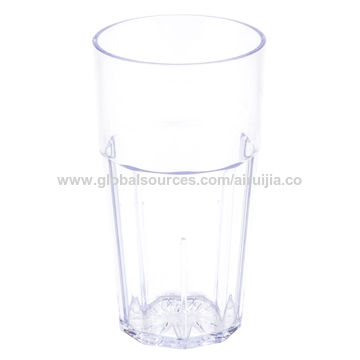 clear plastic drinkware