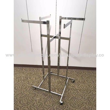 chrome rolling rack