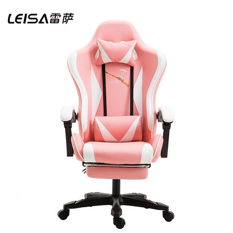 China Leisa Custom Girls Pink Ergonomic Swivel Sleep Pc Computer Gaming Office Chair On Global Sources Computer Chair Game Chair Gamer Chair