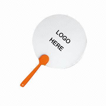 Download Hong Kong SAR 15cm Diameter Round-Shaped Promotional Plastic Hand Fan, Supported with Handle on ...