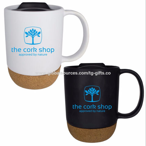 China Ceramic Coffee Mug With Insulated Cork From Quanzhou Wholer Together Gifts Import And Export Co Limited China Ceramic Coffee Mug With Insulated