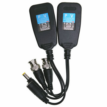 passive video balun with power