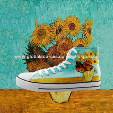 custom printed canvas shoes