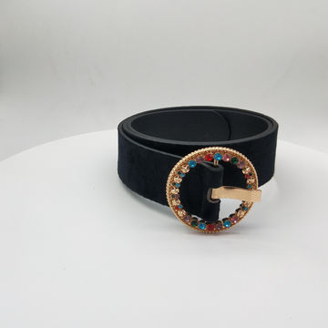 big buckle diamond belt