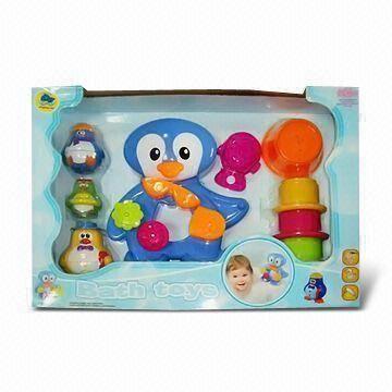 penguin bath toy