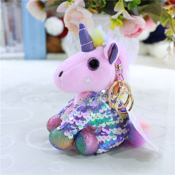 sequin unicorn plush