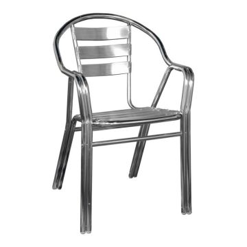 Outdoor Furniture Aluminum Chair Double Tube Aluminum Chair