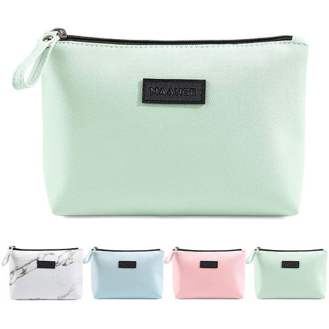 China Bolso del maquillaje para el pequeño bolso del maquillaje del  monedero con los bolsos del cosmético de la bolsa del maquillaje del cuero  de la PU de la cremallera encendido Global