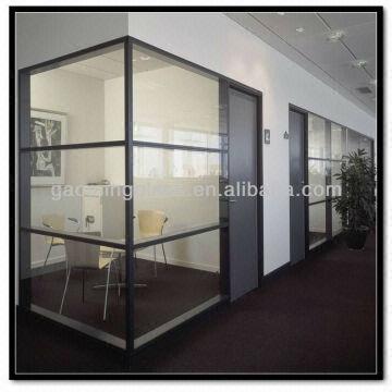 Clear Frosted Tempered Glass Panels Used For Interior Office