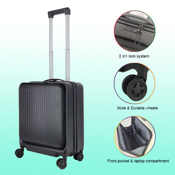 carry on luggage with front laptop compartment