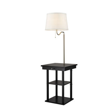 Usb Ports Lamp Led Desk, End Table With Lamp Attached And Usb Port