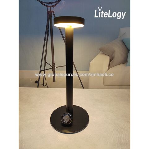 Terrace Led Table Lamp With Clock, Led Table Lamp With Clock