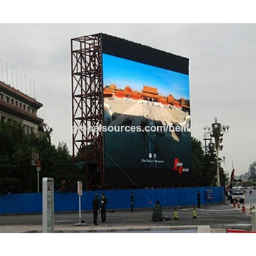 China P10 Dip Full Color Large Led Screen Wall Price From Shenzhen
