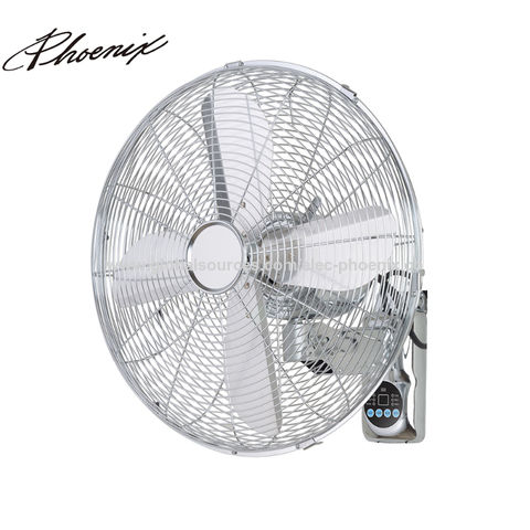Global Sources Metal Wall Fan, Outdoor Wall Mounted Oscillating Fans With Remote Control