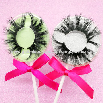 China Eyelash Packaging Boxes Lollipop Lash Box From Qingdao