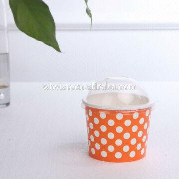paper cups with dome lids
