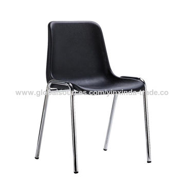 China Very Cheap Price Steel Leg Plastic Chairs Indoor On Global