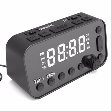 China Bedside Simple Use Dab Fm Alarm Clock Radio Jumbo Led Dab Fm Alarm Clock Radio