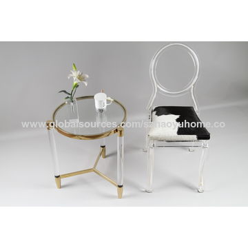 China Acrylic Chair From Shenzhen Manufacturer Haoyu Home China Acrylic Chair With Cushion