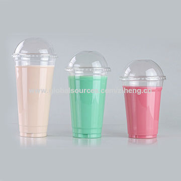 clear plastic cups with dome lids