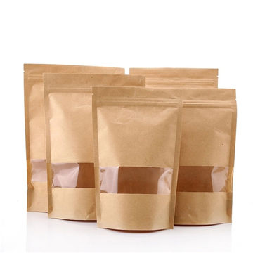 Download China 2021custom Degradable Flat Bottom Brown White Kraft Paper Zipper Bags With Zipper Window Packaging On Global Sources Kraft Paper Zipper Bags Packaging Pouch Food Zipper Bag Wholesale Kraft Paper Bag Kraft Paper Bag With