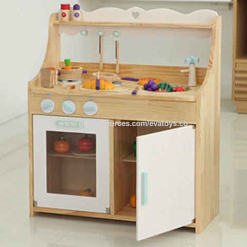 solid wood toy kitchen