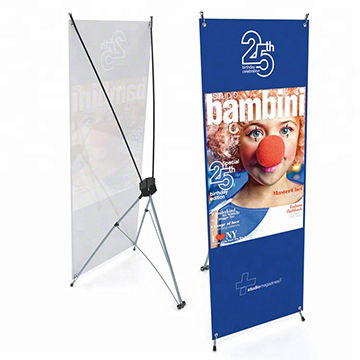 China Wholesales Portable Advertising X Stands Banner High Quality