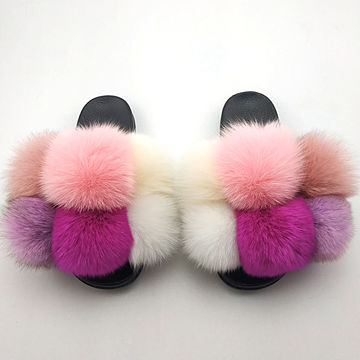 ladies furry slippers