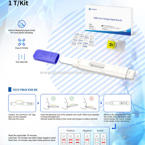 China Saliva Antigen Rapid Test Kit Realy Medical Diagnosis Self Test ...