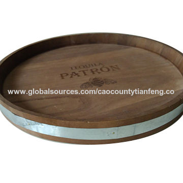 China Oem Odm Export Quality Super Price Wooden Tray With Handles Wooden Serving Tray China