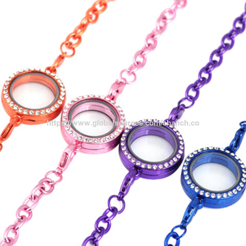 China Stylish Floating Charm Lockets Bracelets From Yiwu Stylish Floating Charm Lockets Bracelets China