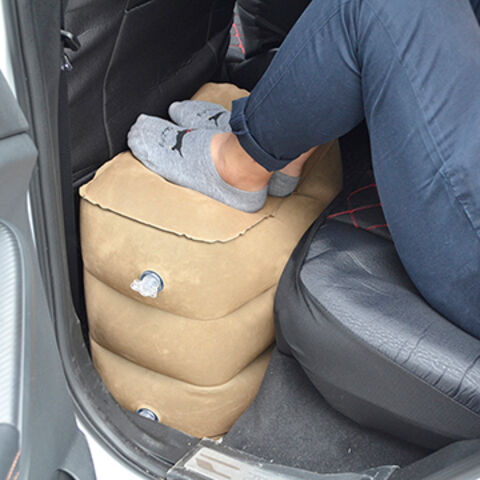 inflatable foot rest for car