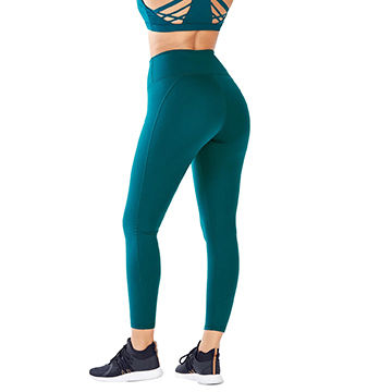 teal yoga pants