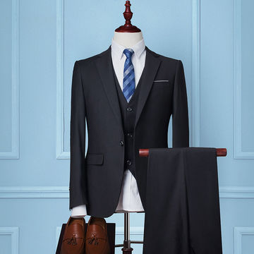 Custom Made Dark Navy Blue Men Suit 2017 Fashon Groom Wedding Custom Made Dark Navy Blue Men Suit 2017 Fashon Groom Wedding Suits For Slim Fit Tuxe