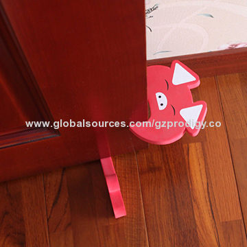 Set Of 2pcs Foam Door Stop Door Slam Stopper Baby Safety