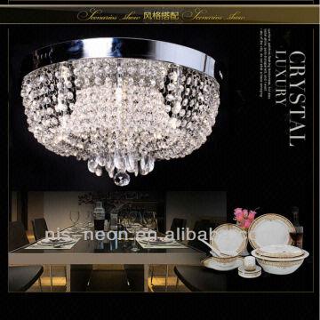 New Lamp Modern Crown Shape G4 Crystal Pendant For Bedroom