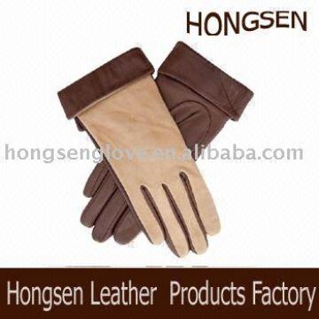 sheepskin lined leather gloves