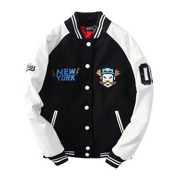 China Embroidered Men S Varsity Jacket With Custom Logo On Global Varsity Jacket With Custom Logo