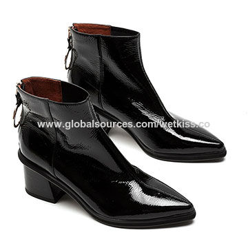 Black Ladies Ankle Boots 