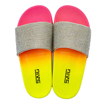 rhinestone slide sandals wholesale