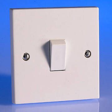 British Bs White Square 1 Gang 2 3 4 Wall Plate 1 Gang 2 3 4 Wall Plate