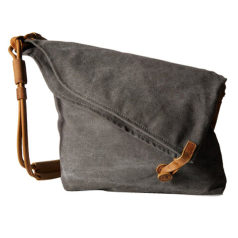 small canvas shoulder bag