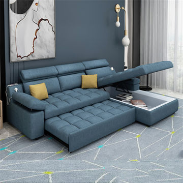 China Factory Supplier Home Furniture Sofa Bed Tufted Convertible Multifunctional L Shaped Sleeper On Global Sources Couches Lounge Global Sources Couches Lounge Sofa Bed, L Shaped Sleeper Sofa