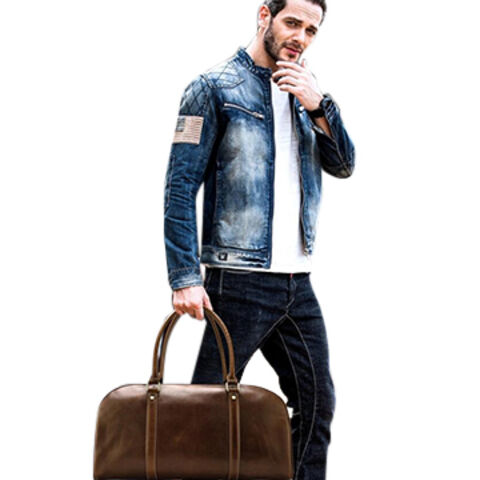 large leather sling bag