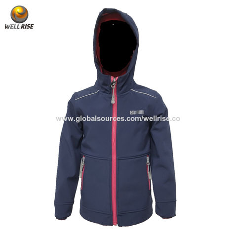 printed softshell jacket