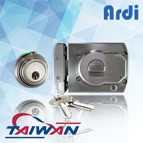 One Touch Rim Lock Bluetooth Smart Rim Lock with touch unlock | Global Sources