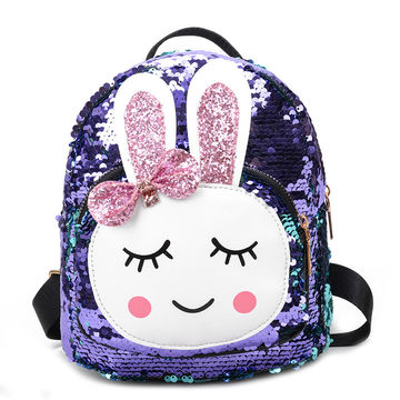 Girls Unicorn Backpack 3D Magic Sequin Backpacks for Girls School Bag for Elementary Student