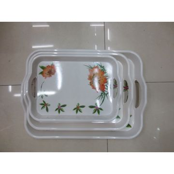 serving tray with handles