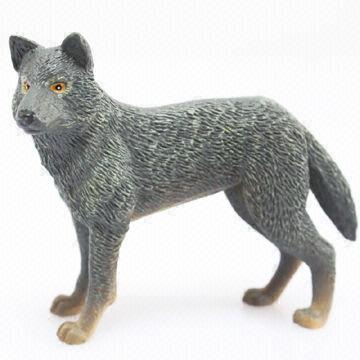 plastic wolf figurines