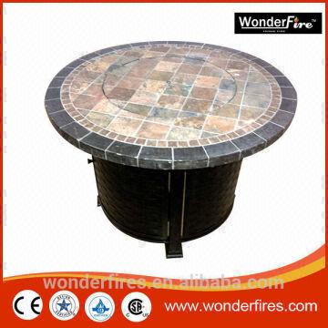 Outdoor Fireplace Fire Pit Heater Back Yard Propane Gas Patio